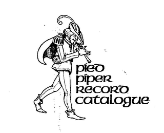 PIED PIPER RECORD CATALOGUE 