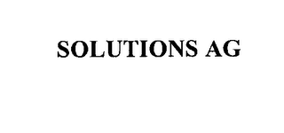 SOLUTIONS AG 