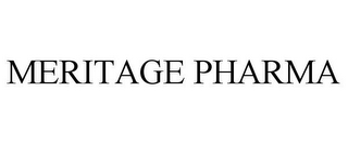 MERITAGE PHARMA 