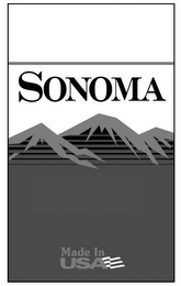 SONOMA MADE IN USA 
