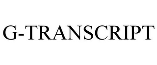 G-TRANSCRIPT 