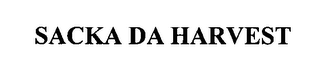 SACKA DA HARVEST 
