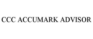 CCC ACCUMARK ADVISOR 