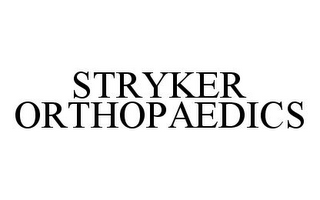 STRYKER ORTHOPAEDICS 