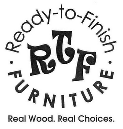 RTF READY-TO-FINISH FURNITURE REAL WOOD. REAL CHOICES. 