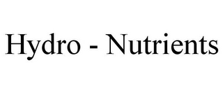 HYDRO - NUTRIENTS 