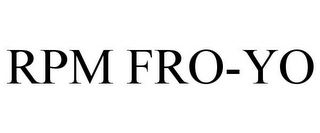 RPM FRO-YO 