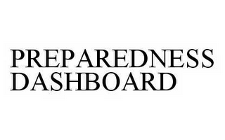 PREPAREDNESS DASHBOARD 
