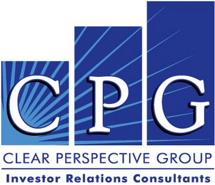 CPG CLEAR PERSPECTIVE GROUP INVESTOR RELATIONS CONSULTANTS 