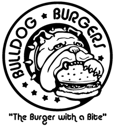 BULLDOG BURGERS "THE BURGER WITH A BITE" 