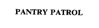 PANTRY PATROL 