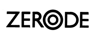 ZERODE 