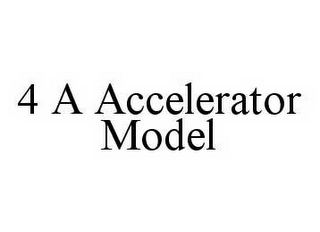 4 A ACCELERATOR MODEL 