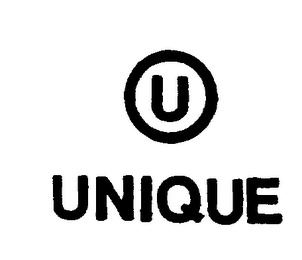 U UNIQUE 