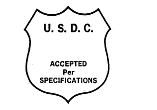 U. S. D. C. ACCEPTED PER SPECIFICATIONS 
