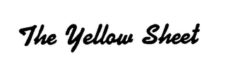 THE YELLOW SHEET 