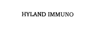 HYLAND IMMUNO 