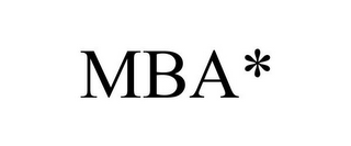MBA* 
