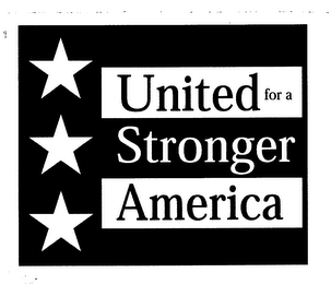 UNITED FOR A STRONGER AMERICA 