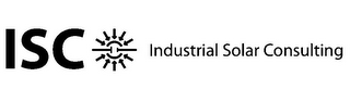 ISC  INDUSTRIAL SOLAR CONSULTING 