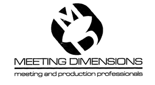 MD MEETING DIMENSIONS MEETING AND PRODUCTION PROFESSIONALS 