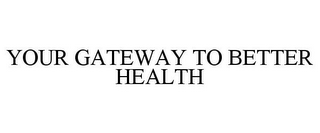YOUR GATEWAY TO BETTER HEALTH 