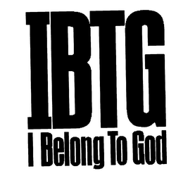 IBTG I BELONG TO GOD 