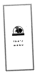 IKE'S MENU 