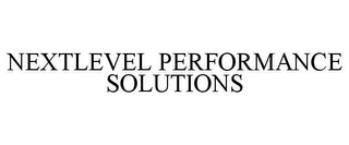 NEXTLEVEL PERFORMANCE SOLUTIONS 