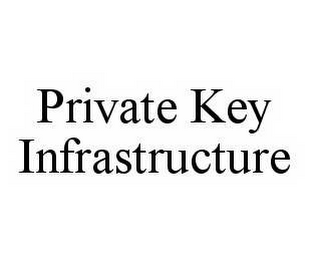 PRIVATE KEY INFRASTRUCTURE 