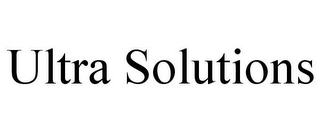 ULTRA SOLUTIONS 