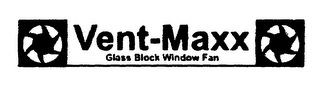 VENT-MAXX GLASS BLOCK WINDOW FAN 