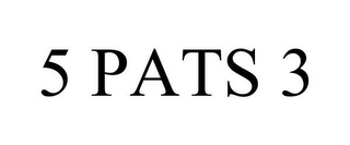 5 PATS 3 