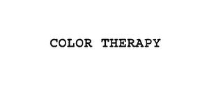 COLOR THERAPY 