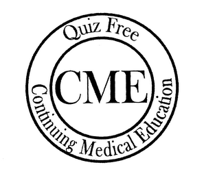 QUIZ FREE CME CONTINUING MEDICAL EDUCATION 