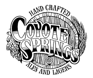COYOTE SPRINGS HAND CRAFTED ALES AND LAGERS 