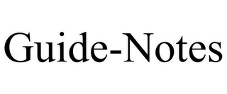 GUIDE-NOTES 