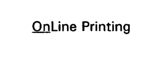 ONLINE PRINTING 