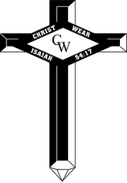 CW, CHRIST WEAR, ISAIAH 54:17 