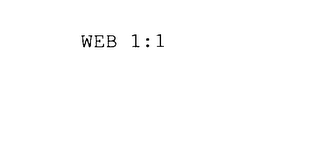 WEB 1.1 