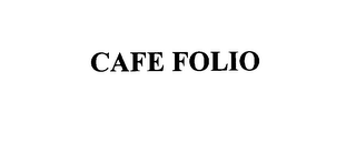 CAFE FOLIO 