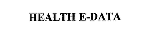 HEALTH E-DATA 