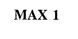 MAX 1 