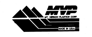 MVP MT. VERNON PLASTICS CORP. MADE IN U.S.A. 