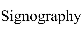 SIGNOGRAPHY 