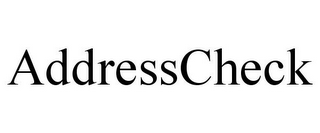 ADDRESSCHECK 
