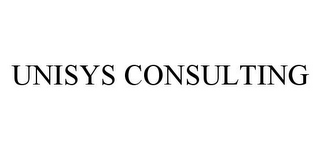 UNISYS CONSULTING 