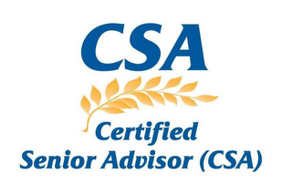 CSA CERTIFIED SENIOR ADVISOR (CSA) 