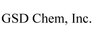 GSD CHEM, INC. 