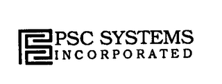 PSC SYSTEMS INCORPORATED 